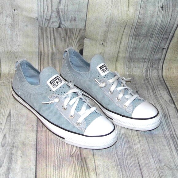 CONVERSE Chuck Taylor All Star Shoreline Knit Gray Sneakers Womens 9 - Picture 1 of 7
